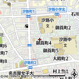 愛知県名古屋市瑞穂区御莨町3丁目10周辺の地図