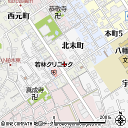 滋賀県近江八幡市西末町5周辺の地図