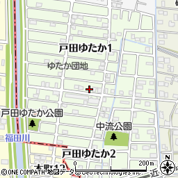 愛知県名古屋市中川区戸田ゆたか周辺の地図