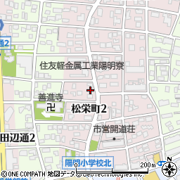 愛知県名古屋市瑞穂区松栄町2丁目21周辺の地図
