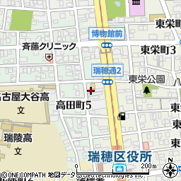 カギの２４時間救急車瑞穂通周辺の地図