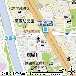 長坂忠義商店周辺の地図