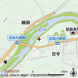 愛知県豊田市足助町宮ノ後5周辺の地図