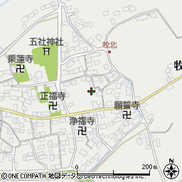 滋賀県近江八幡市牧町736周辺の地図