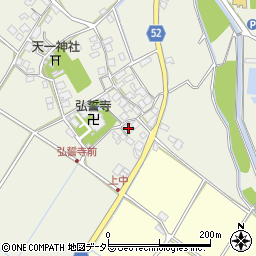 滋賀県東近江市建部下野町268周辺の地図