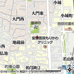 愛知県名古屋市中川区的場町1丁目14周辺の地図