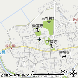 滋賀県近江八幡市牧町791周辺の地図