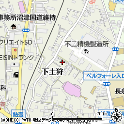 静岡県駿東郡長泉町下土狩873周辺の地図