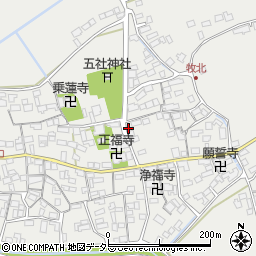 滋賀県近江八幡市牧町776周辺の地図