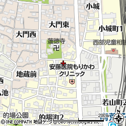 愛知県名古屋市中川区的場町1丁目13周辺の地図