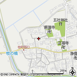 滋賀県近江八幡市牧町867周辺の地図