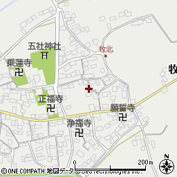 滋賀県近江八幡市牧町737周辺の地図