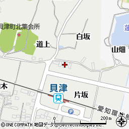 愛知県豊田市貝津町片坂97周辺の地図