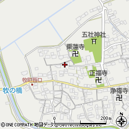 滋賀県近江八幡市牧町868周辺の地図