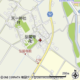 滋賀県東近江市建部下野町266周辺の地図