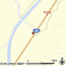 岡山県美作市東吉田51周辺の地図