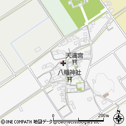 滋賀県近江八幡市安土町中屋136周辺の地図