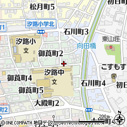 愛知県名古屋市瑞穂区御莨町3丁目周辺の地図