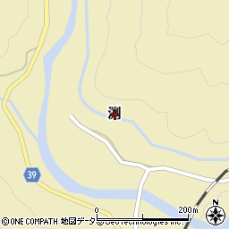 兵庫県神崎郡神河町渕周辺の地図