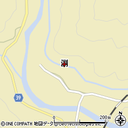 兵庫県神河町（神崎郡）渕周辺の地図