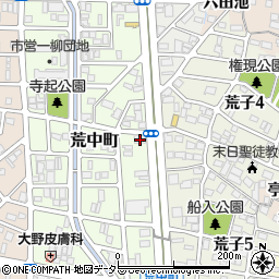 中京銀行荒子支店周辺の地図