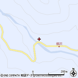 静岡県静岡市葵区横沢345-3周辺の地図