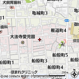 愛知県名古屋市瑞穂区雁道町周辺の地図