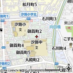 愛知県名古屋市瑞穂区御莨町3丁目16周辺の地図