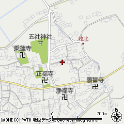 滋賀県近江八幡市牧町767周辺の地図