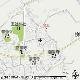 滋賀県近江八幡市牧町740周辺の地図