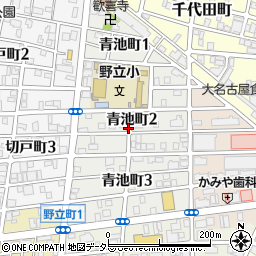 愛知県名古屋市熱田区青池町周辺の地図