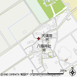 滋賀県近江八幡市安土町中屋137周辺の地図