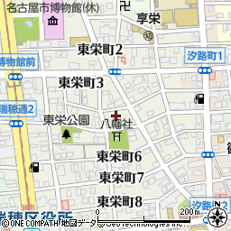 愛知県名古屋市瑞穂区東栄町周辺の地図