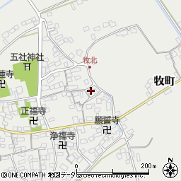 滋賀県近江八幡市牧町748周辺の地図