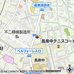 長泉町役場　中央保育園周辺の地図