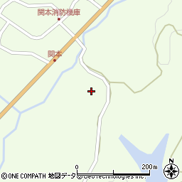 岡山県勝田郡奈義町関本202周辺の地図