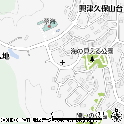 千葉県勝浦市興津久保山台76-16周辺の地図