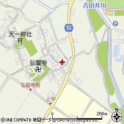 滋賀県東近江市建部下野町170周辺の地図