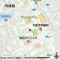 静岡県富士市川成新町周辺の地図
