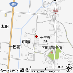 愛知県豊田市亀首町東畑周辺の地図