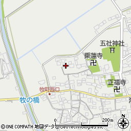 滋賀県近江八幡市牧町810周辺の地図