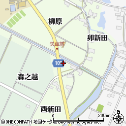 愛知県愛西市東條町柳原72周辺の地図