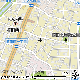 愛知県名古屋市天白区元植田3丁目1208周辺の地図