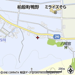 兵庫県丹波市柏原町鴨野369周辺の地図