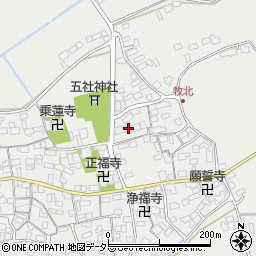 滋賀県近江八幡市牧町769周辺の地図