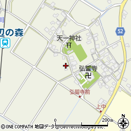 滋賀県東近江市建部下野町523-1周辺の地図