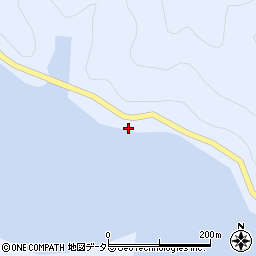 愛知県北設楽郡豊根村古真立下垣外周辺の地図