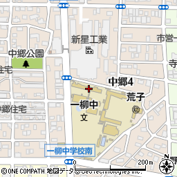名古屋市役所教育委員会　一柳地域スポーツセンター周辺の地図