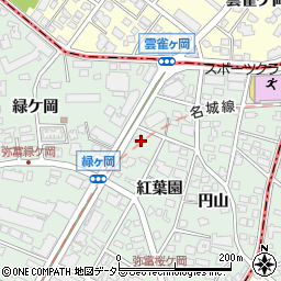愛知県名古屋市瑞穂区彌富町紅葉園39-2周辺の地図
