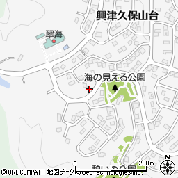千葉県勝浦市興津久保山台76-12周辺の地図